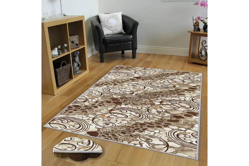 Homefesto Tæppe 100x200 cm, Multifarvet