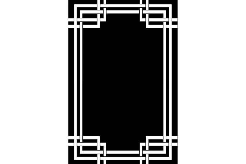 Homefesto Tæppe 100x200 cm - Multifarvet - Tekstiler - Tæpper - Moderne tæppe - Mønstrede tæpper