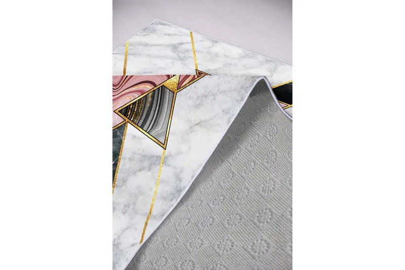 Homefesto Tæppe 100x200 cm - Multifarvet - Tekstiler - Tæpper - Moderne tæppe - Mønstrede tæpper