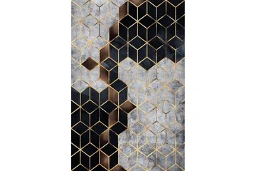 Homefesto Tæppe 100x200 cm - Multifarvet - Tekstiler - Tæpper - Moderne tæppe - Mønstrede tæpper