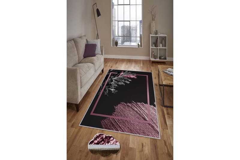 Homefesto Tæppe 100x300 cm - Multifarvet - Wiltontæpper - Mønstrede tæpper
