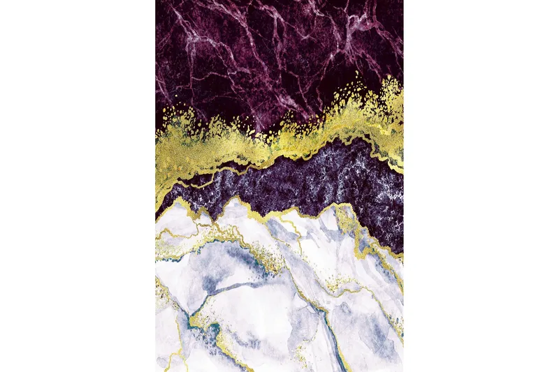 Homefesto Tæppe 100x300 cm, Multifarvet