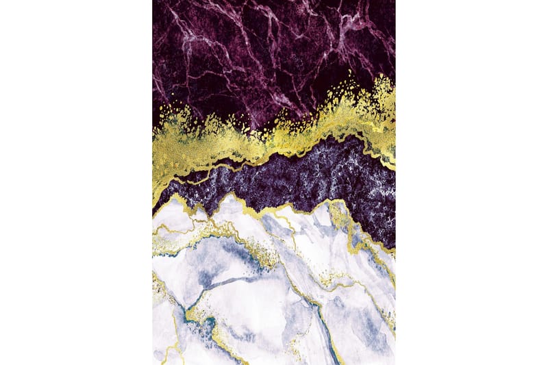 Homefesto Tæppe 100x300 cm, Multifarvet