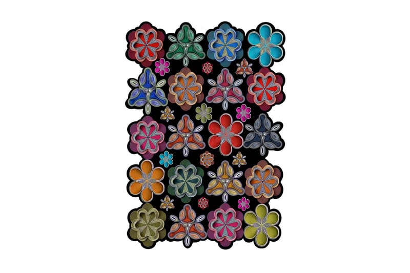 Homefesto Tæppe 120x180 cm, Multifarvet