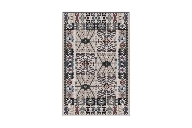 Homefesto Tæppe 140x220 cm - Multifarvet - Tekstiler - Tæpper - Moderne tæppe - Mønstrede tæpper