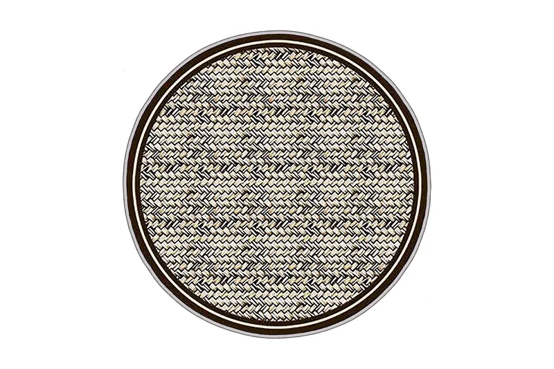 Homefesto Tæppe 60 cm Rund, Multifarvet