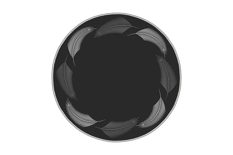 Homefesto Tæppe 60 cm Rund, Multifarvet