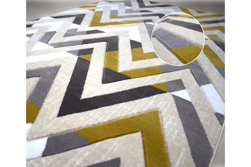 Irubhi Tæppe 120x170 cm - Multifarvet - Tekstiler - Tæpper - Moderne tæppe - Mønstrede tæpper