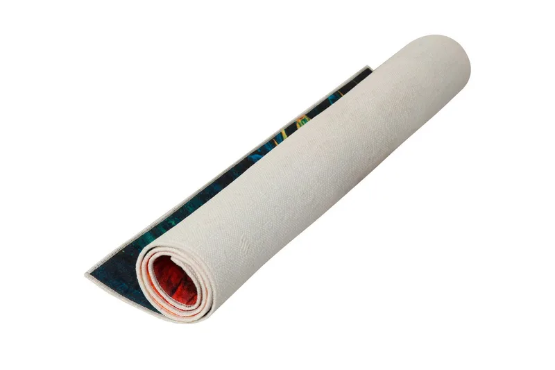 Jupilles Tæppe 100x200 cm - Flerfarvet - Tekstiler - Tæpper - Moderne tæppe - Mønstrede tæpper