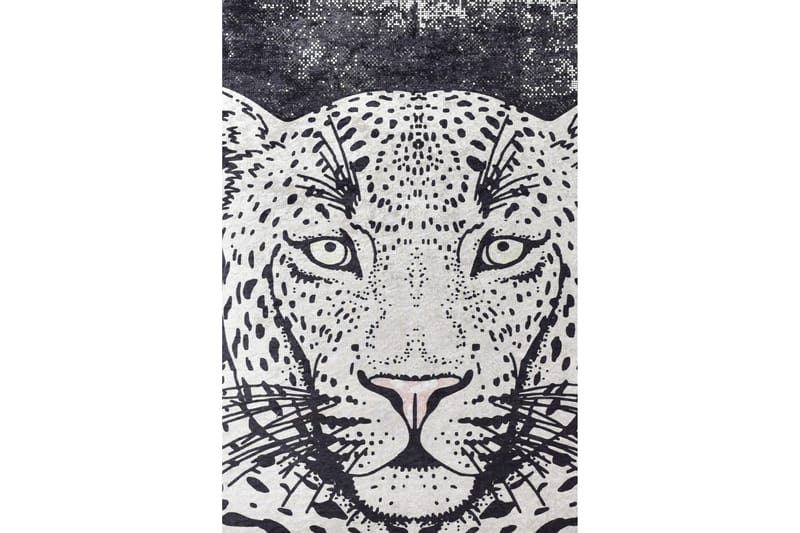 Kambuku Tæppe 140x190 cm, Sort/Velour