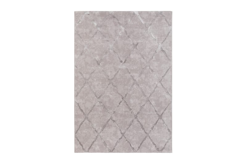 Karasa Romb Tæppe 160x230 cm - Grå - Wiltontæpper - Mønstrede tæpper