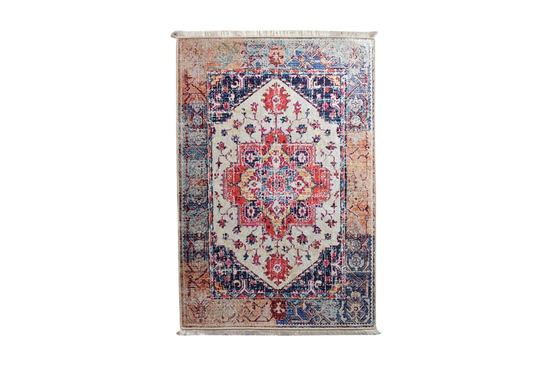 Kendrix Tæppe 140x190 cm, Flerfarvet/Velour