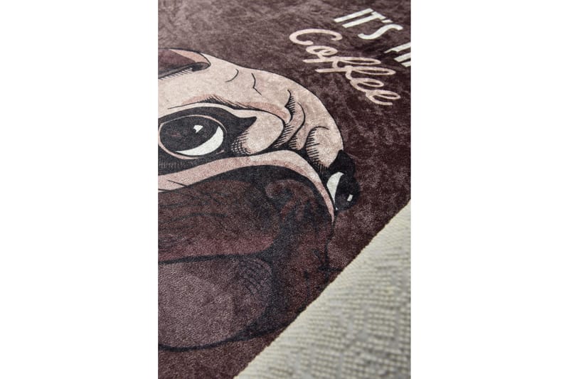 Kouhii Tæppe Rund 140 cm - Flerfarvet/Velour - Tekstiler - Tæpper - Moderne tæppe - Mønstrede tæpper