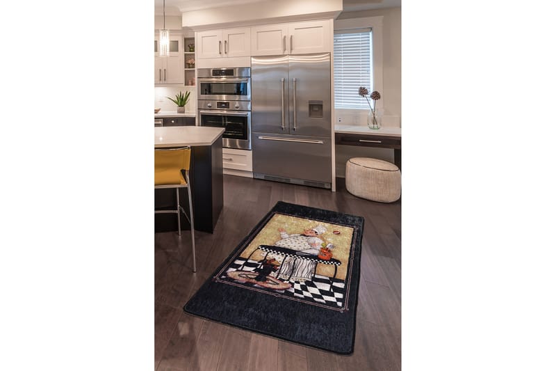 Latief Tæppe 120x180 cm - Flerfarvet/Velour - Tekstiler - Tæpper - Moderne tæppe - Mønstrede tæpper