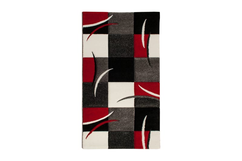 London Friezetæppe 80x250 - Rød - Wiltontæpper - Håndvævede tæpper - Gummierede tæpper - Små tæpper - Mønstrede tæpper - Store tæpper - Mønstrede tæpper