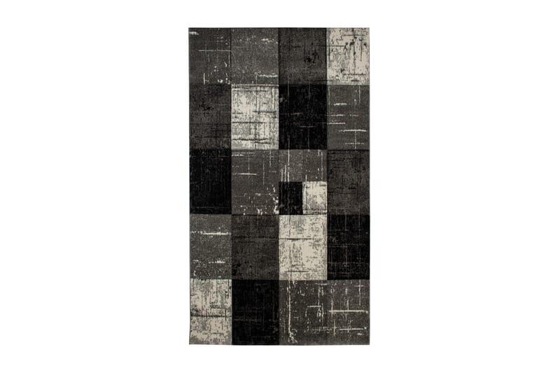 London Square 80*250 cm Sort - Wiltontæpper - Små tæpper - Mønstrede tæpper