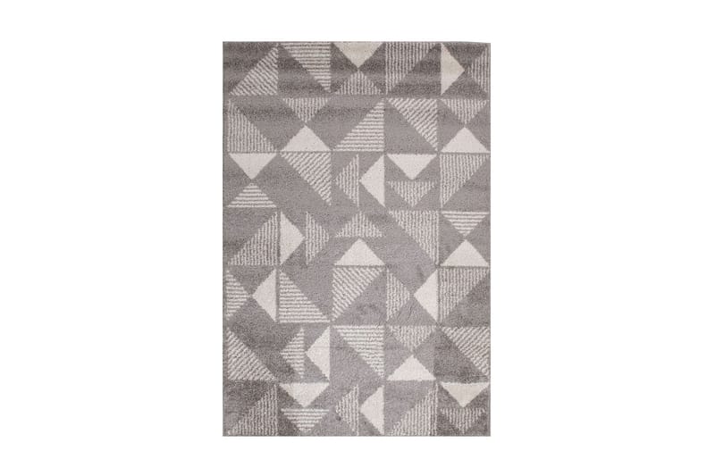 Lotto-1 Tæppe 160x230 cm Mørkegrå/ Hvid - Mønstrede tæpper - Wiltontæpper