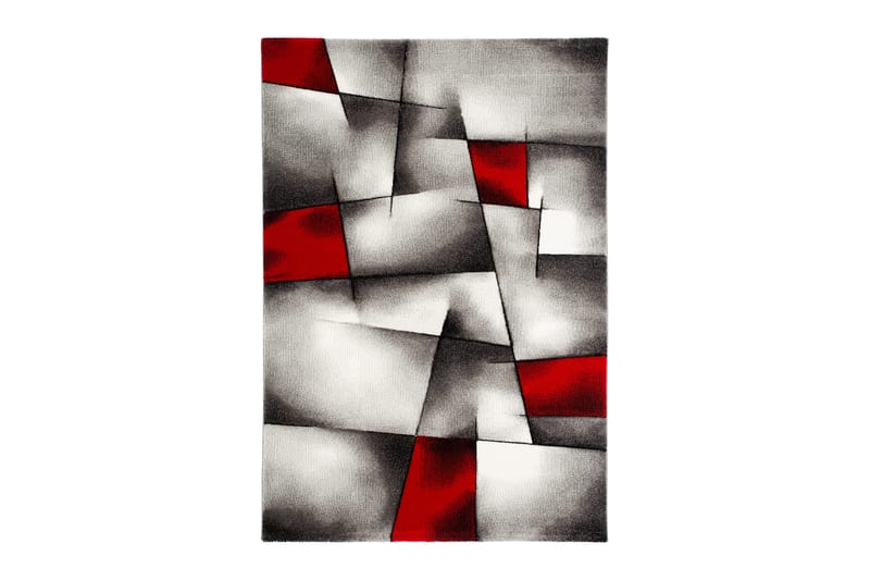 Lucara Trend Rød 133 * 190 - Wiltontæpper - Små tæpper - Mønstrede tæpper