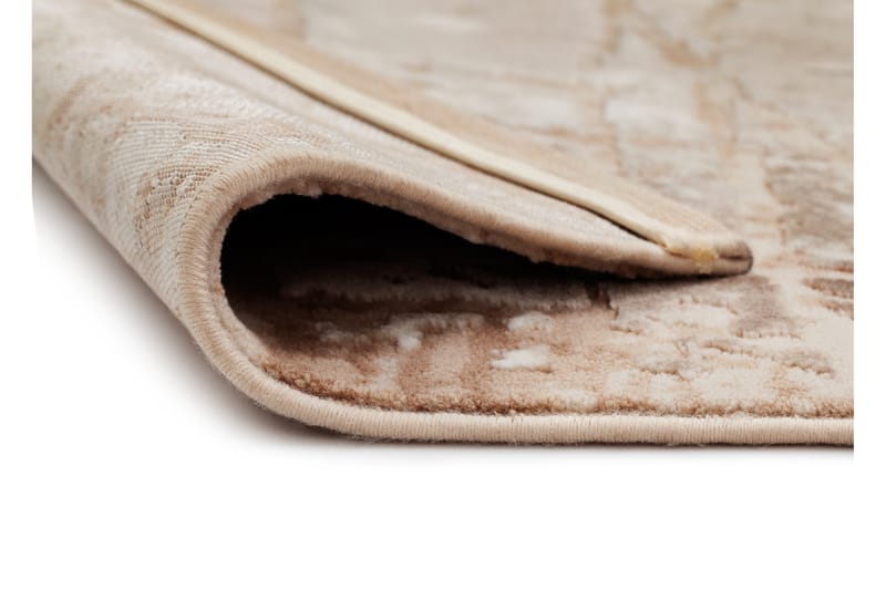 Lyngen Brick Tæppe 200x290 cm - Nougat - Tekstiler - Tæpper - Moderne tæppe - Mønstrede tæpper