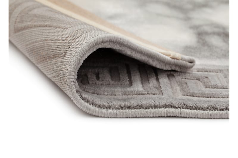 Lyngen Versace Tæppe 80x150 cm - Grå - Wiltontæpper - Mønstrede tæpper