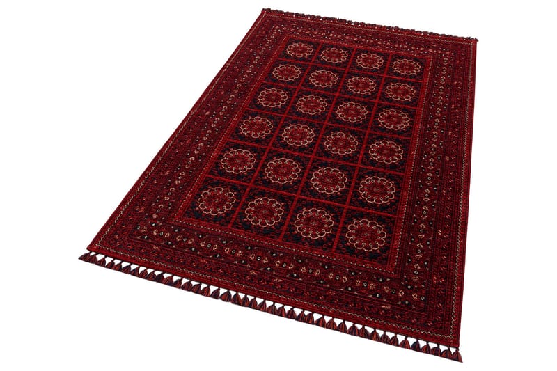 Noritoshi Wilton-tæppe 160x230 cm Rektangulær - Rød - Tekstiler - Tæpper - Moderne tæppe - Mønstrede tæpper