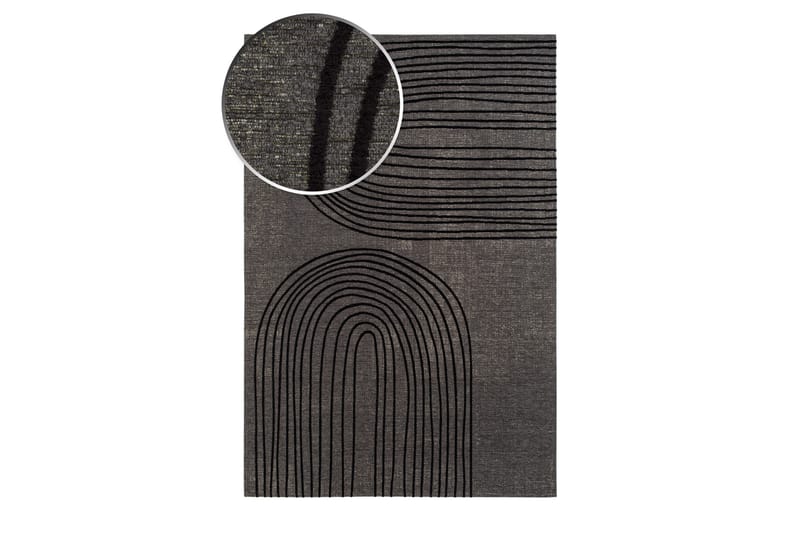 Opale Curzo Wiltontæppe 155x230 cm - Grafit - Wiltontæpper - Mønstrede tæpper