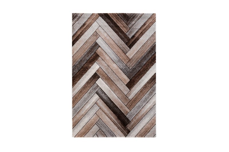 Rubin Floor Wiltontæppe 160x230 cm - Grå/Natur - Wiltontæpper - Mønstrede tæpper