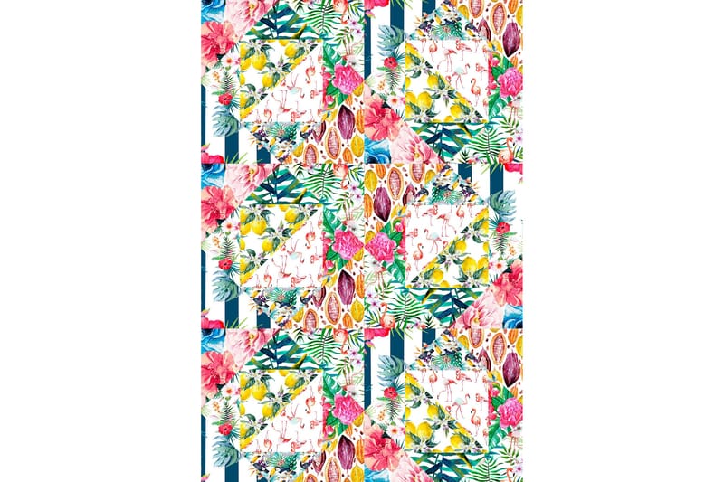 Sezgin Tæppe 120x180 cm - Lyserød/Velour - Tekstiler - Tæpper - Moderne t æppe - Mønstrede tæpper