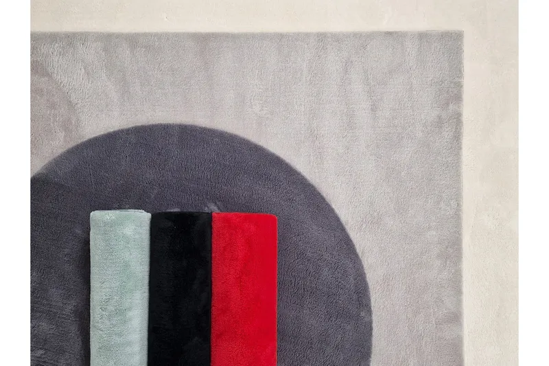 Soft Wilton-tæppe 160x230 cm - Rød - Tekstiler - Tæpper - Moderne tæppe - Mønstrede tæpper