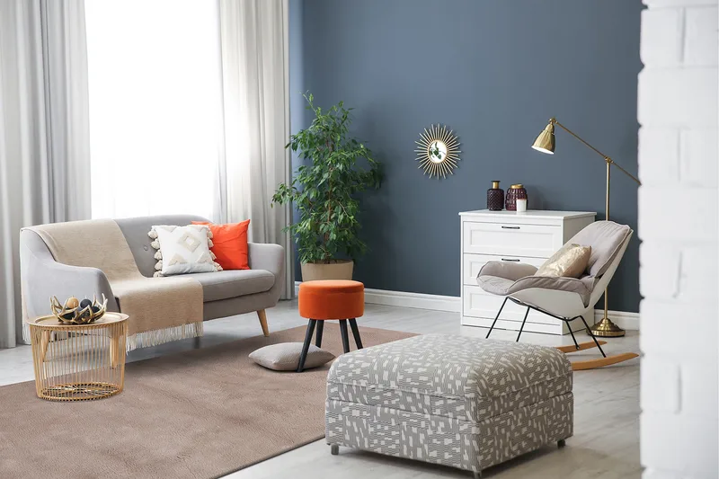 Soft Wilton-tæppe 200x290 cm - Greige - Tekstiler - Tæpper - Moderne tæppe - Mønstrede tæpper