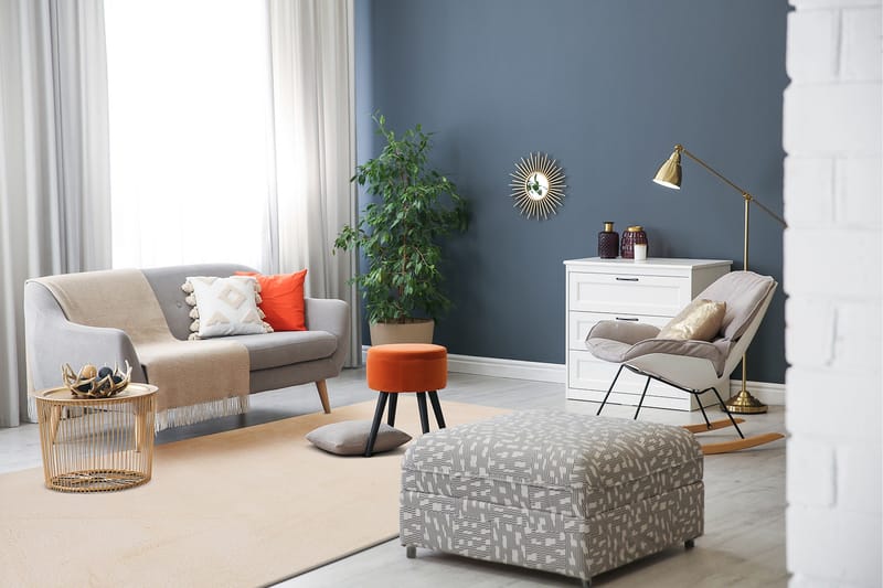 Soft Wilton-tæppe 240x340 cm - Natur - Tekstiler - Tæpper - Moderne tæppe - Mønstrede tæpper