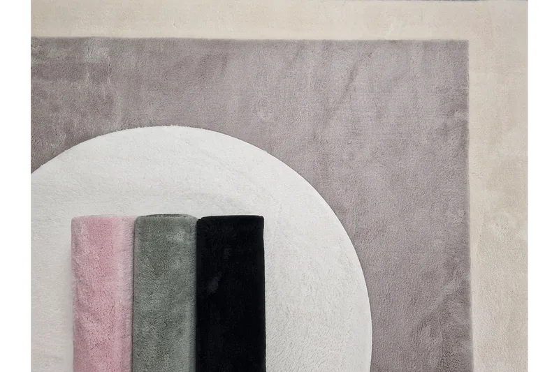 Soft Wilton-tæppe 60x110 cm - Grøn - Tekstiler - Tæpper - Moderne tæppe - Mønstrede tæpper