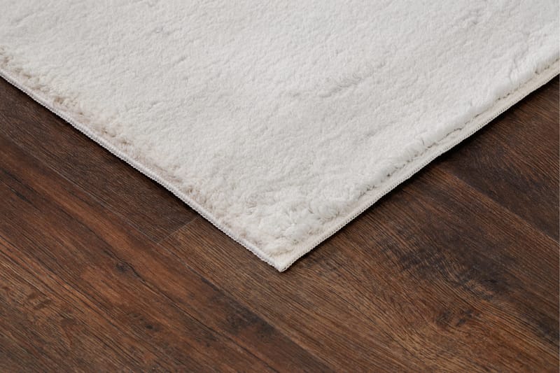Soft Wilton-tæppe 80x150 cm - Hvid - Tekstiler - Tæpper - Moderne tæppe - Mønstrede tæpper