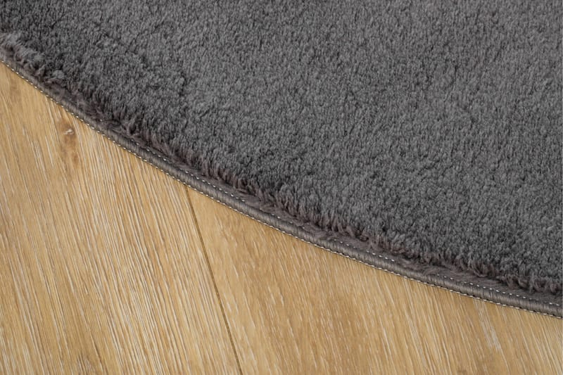 Soft Wilton-tæppe Rundt 160 cm - Grafitgrå - Tekstiler - Tæpper - Moderne tæppe - Mønstrede tæpper