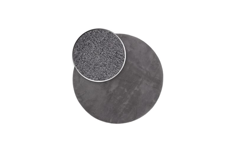 Soft Wilton-tæppe Rundt 160 cm - Grafitgrå - Tekstiler - Tæpper - Moderne tæppe - Mønstrede tæpper