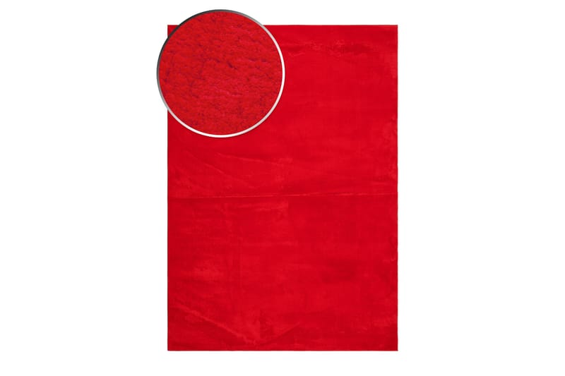Softina Wilton-tæppe 200x290 cm - Rød - Tekstiler - Tæpper - Moderne tæppe - Mønstrede tæpper