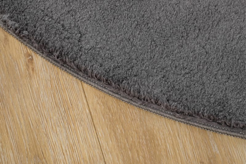 Softina Wilton-tæppe Rundt 240 cm - Grafitgrå - Tekstiler - Tæpper - Moderne tæppe - Mønstrede tæpper