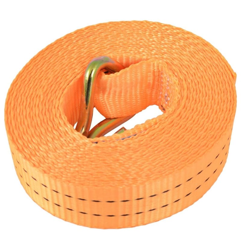 surringsbånd 4 stk.1 ton 6 m x 38 mm orange - Orange - Mønstrede tæpper - Wiltontæpper