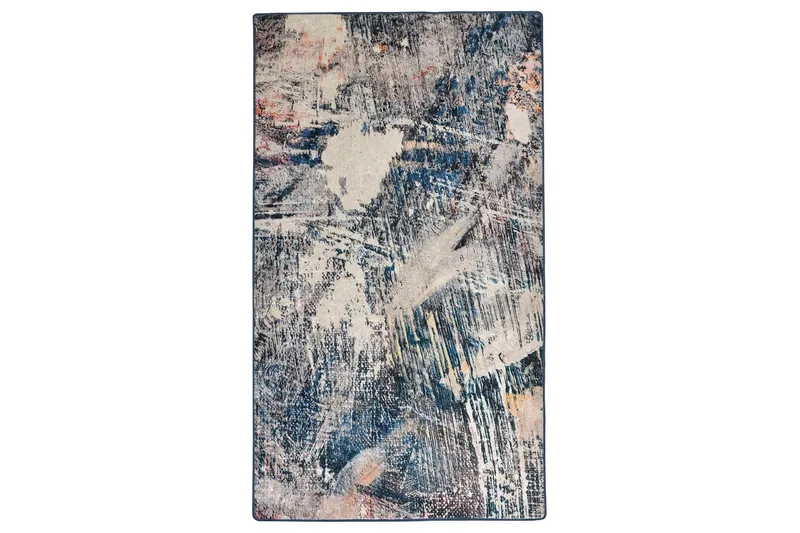 Tahsin Tæppe 100x200 cm, Flerfarvet/Velour