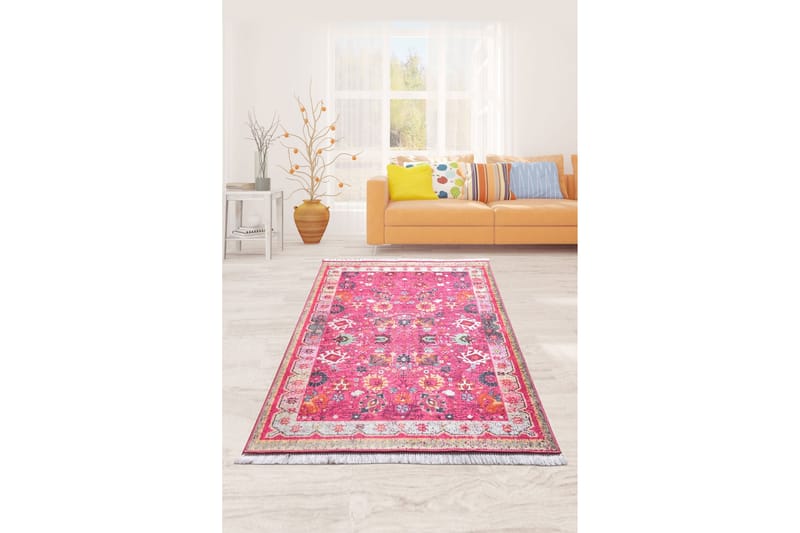 Terugblik Tæppe 120x180 cm - Flerfarvet/Velour - Tekstiler - Tæpper - Moderne tæppe - Mønstrede tæpper