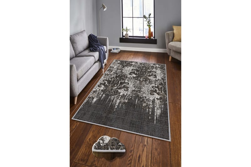 Tolunay Tæppe 100x150 cm - Flerfarvet - Tekstiler - Tæpper - Moderne tæppe - Mønstrede tæpper