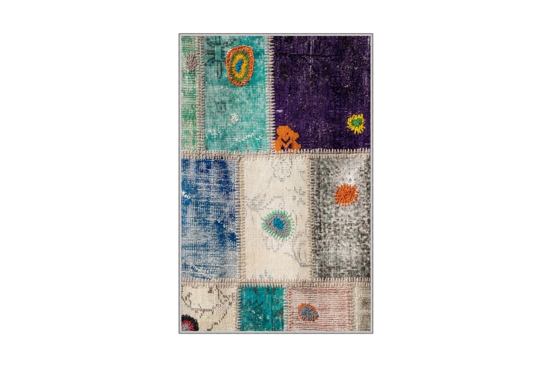 Tolunay Tæppe 100x150 cm, Flerfarvet