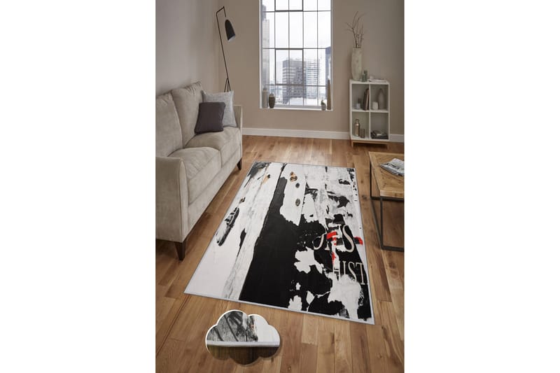 Tolunay Tæppe 100x150 cm - Flerfarvet - Tekstiler - Tæpper - Moderne tæppe - Mønstrede tæpper