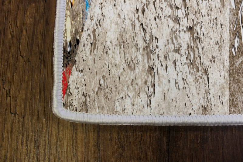 Tolunay Tæppe 100x150 cm - Flerfarvet - Tekstiler - Tæpper - Moderne tæppe - Mønstrede tæpper