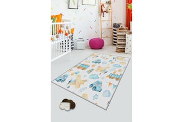 Tolunay Tæppe 100x200 cm - Flerfarvet - Tekstiler - Tæpper - Moderne tæppe - Mønstrede tæpper