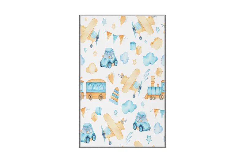 Tolunay Tæppe 100x200 cm, Flerfarvet