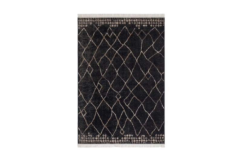 Tulum Berber Wiltontæppe 160x230 cm - Grafit - Tekstiler - Tæpper - Moderne tæppe - Mønstrede tæpper