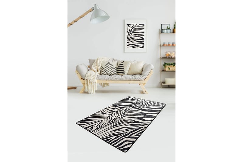 Ulphe Tæppe 100x200 cm - Flerfarvet/Velour - Tekstiler - Tæpper - Moderne tæppe - Mønstrede tæpper