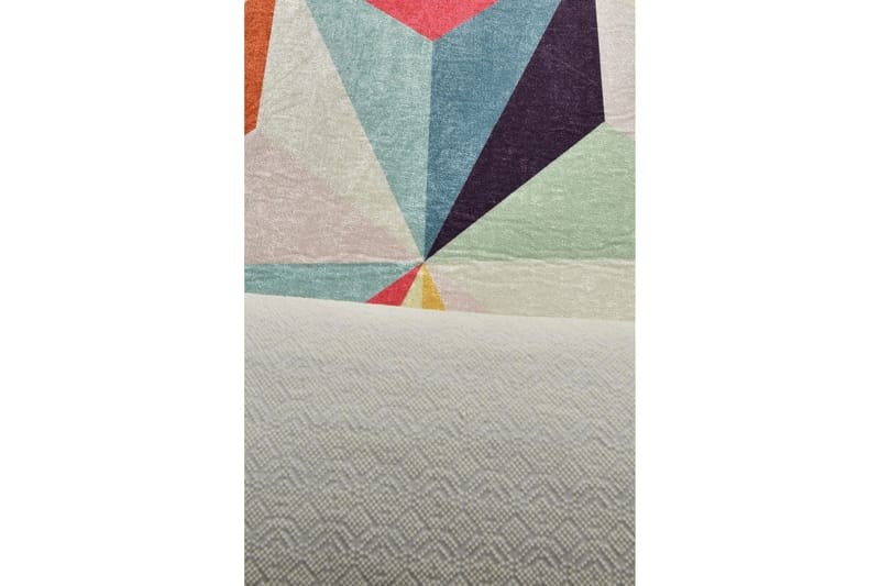 Zortea Tæppe 100x200 cm - Flerfarvet/Velour - Wiltontæpper - Mønstrede tæpper