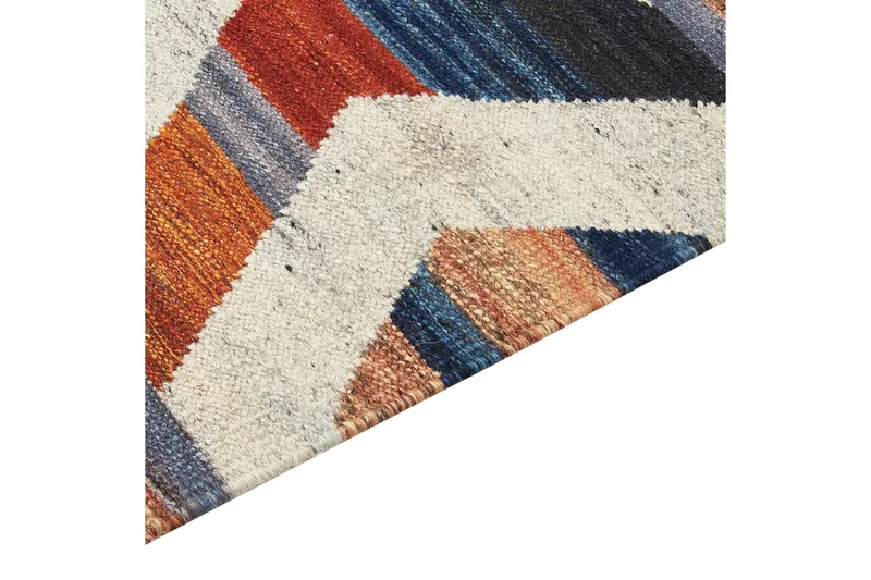 Mrgashat Uldtæppe 200x300 cm - Blå - Tekstiler - Tæpper - Moderne tæppe - Gangmåtter